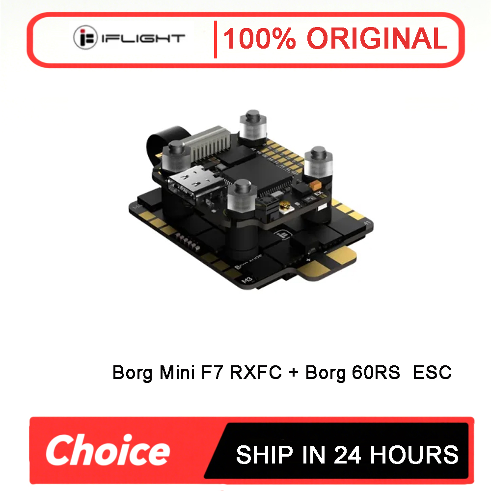 Fpv Flight Controller F7 Stack 60A - Borg Mini F7 Stack con ESC