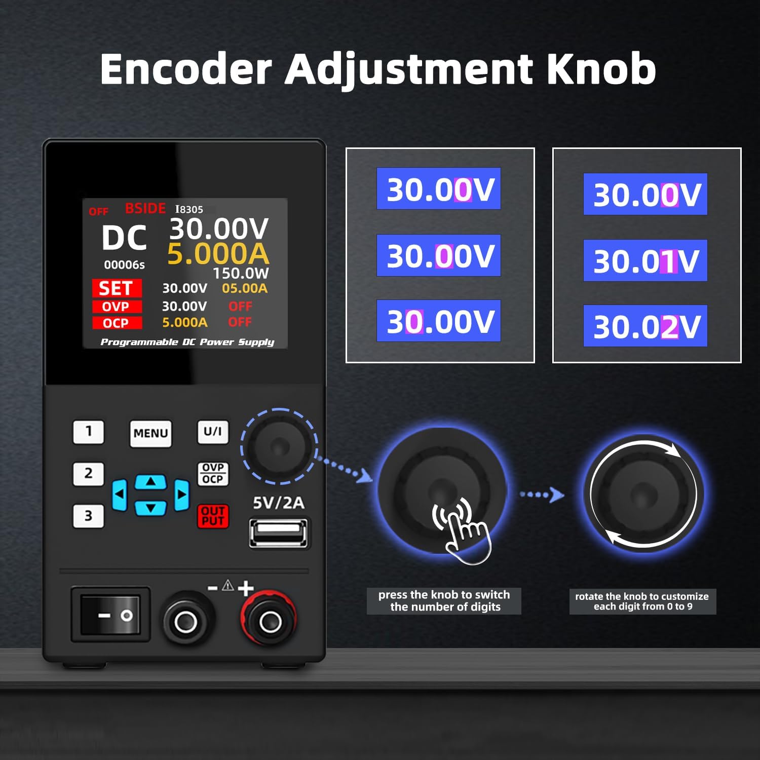 BSIDE DC Alimentatore regolato - Programmable Dc Power Supply 30V 10A recensione e prezzo