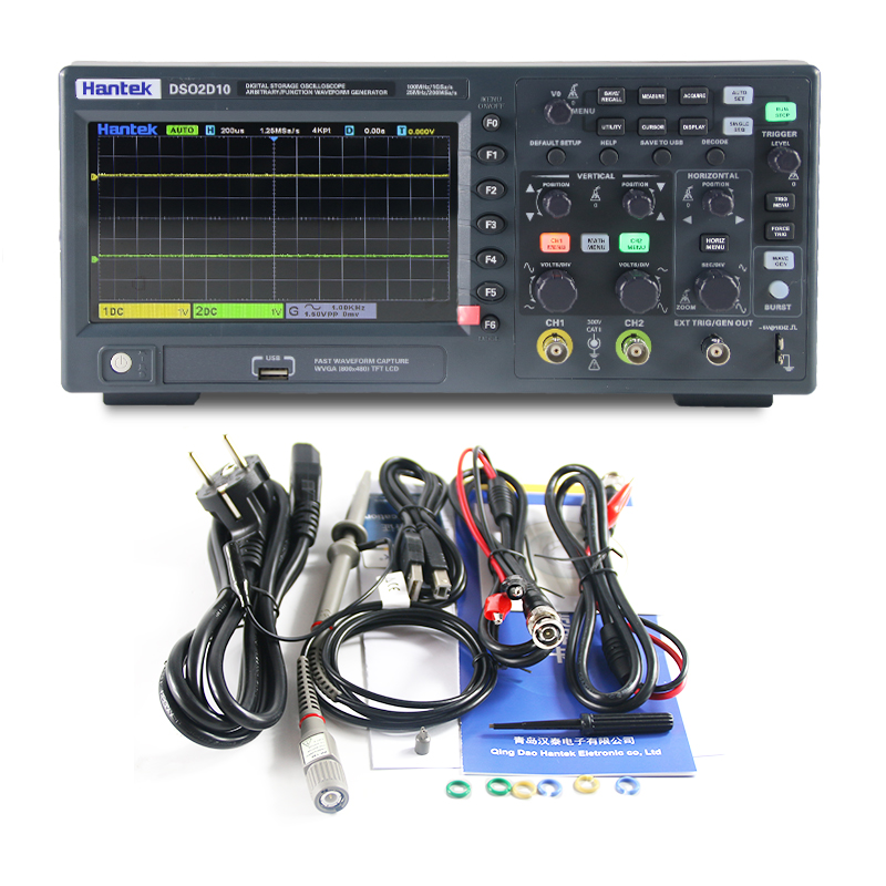 Oscilloscopio Digitale Hantek  - Digital Storage Oscilloscope 100Mhz recensione e prezzo