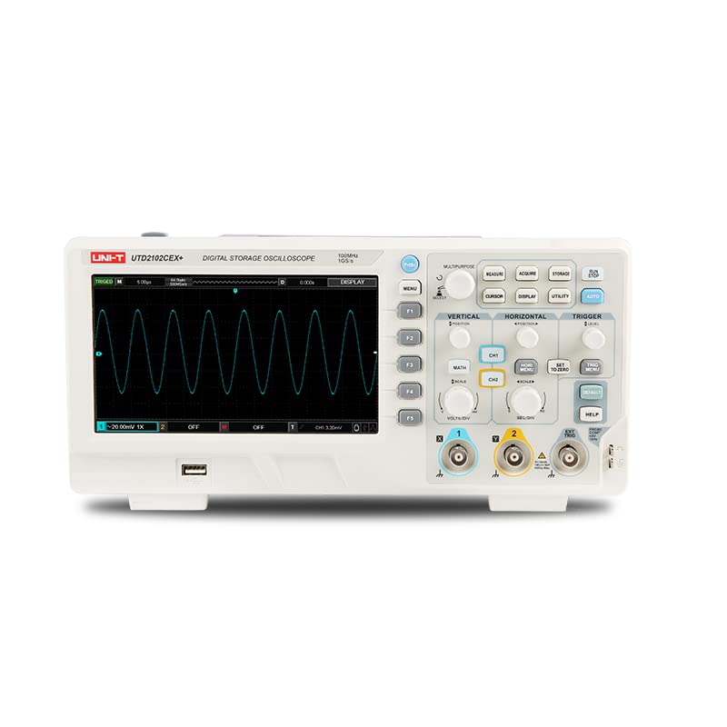 UTD2102CEX+ Oscilloscopio Digi - Digital Storage Oscilloscope 100Mhz recensione e prezzo
