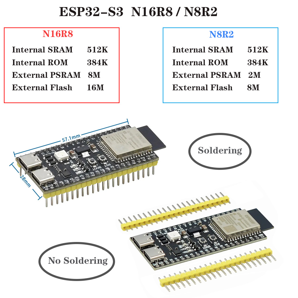 Schede di Sviluppo ESP32-S3 co - Esp32 S3 Development Board Lot recensione e prezzo