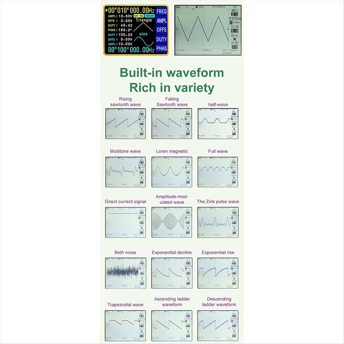 OKgood Generatore di Segnali a - Function Arbitrary Waveform Generator recensione e prezzo